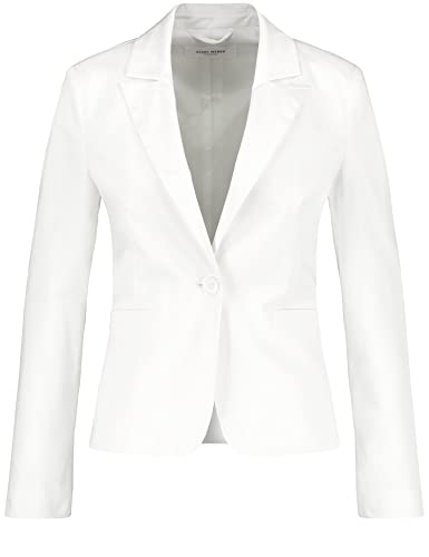 Gerry Weber Damen Klassischer Blazer mit Revers Langarm, Manschetten...