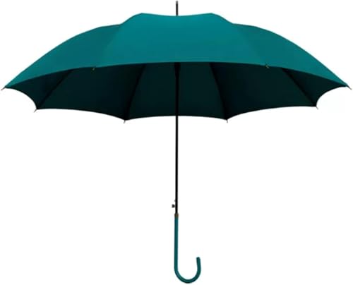 LKDCNUP Paraguas de viaje, Paraguas, Sombrilla, Paraguas J Stick con mango abierto automático perfecto, adecuado for hombres y mujeres(Green)