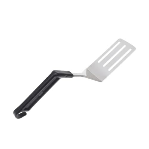 WATIIFUFU Edelstahl Steak Spachtel mit Ergonomischem Griff und Gelochtem Design zum Abtropfen Kleiner Pfannenwender für Kochen und Braten Praktisches Küchenutensil für...