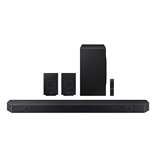 Image of Samsung HW-Q990C 11.1.4 ch. Wireless Dolby Atmos Soundbar and Rear Speakers Bundle with 2 YR CPS Enhanced Protection Pack