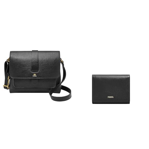 Sac en cuir noir Kinley en coffret cadeau idéal pour femme élégante