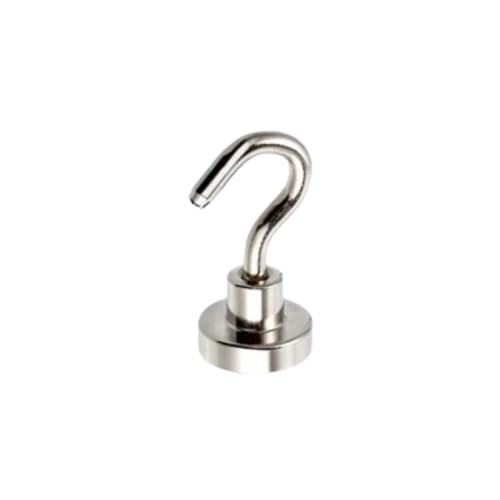 マグネットフック 浮かせる収納 北欧暮らしの道具店 キッチン 収納 吊るす フライパン フック マグネット レンジフード 磁石付き シンプル ネオジム磁石 ネオジウム磁石 超強力 シルバー (1) [並行輸入品]のサムネイル