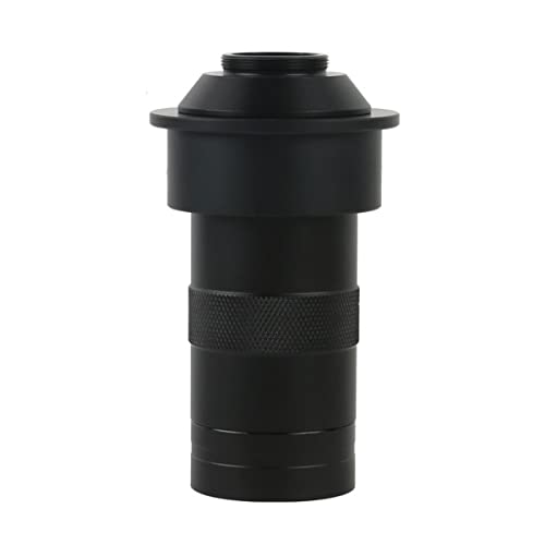 顕微鏡キット 37MP 1080p HDMI USBIndustrial Lab Electronic Digital Microscopeビデオカメラ100x 130x cマウントスタンド 顕微鏡レンズアダプター(8X-100X)