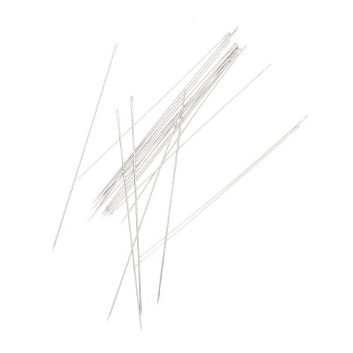 HOMSFOU 20Pcs Beading Needles Sewing Needles for Jewelry Making Easy Threading Craft Tools for Embroidery DIY Projects and Beading Accessories