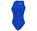 TYR WWDO6A42836 Fem Waterpolo Breakaway Royal 36