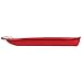 Lucky Bums Kids 48 Inch Single Person Plastic Snow Toboggan Sled for All Winter Conditions with Pull Rope for Children Ages 8 to 15, Red