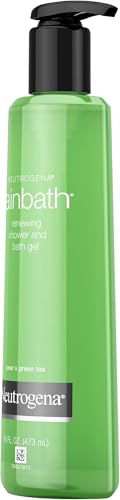 Image of Neutrogena Rainbath Renewing Shower And Bath Gel, Moisturizing Body Wash And Shaving Gel With Clean Rinsing Lather, Pear & Green Tea Scent, 16 Fl. Oz 20g