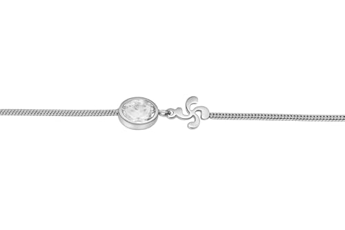 Bracelet réglable argent 925 Lauburu et zircon, fini les bijoux trop grands