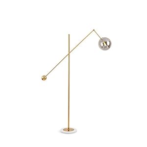 Flashing Lampada Da Terra Moderna A Led Lampade Da Terra A Sfera In Vetro Dorato Per Soggiorno Camera Da Letto Arredamento Per Studio Luce Nordic Home G9 Lampada Da Terra In Marmo