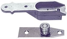 CRL Jackson Floor Mount Bottom Pivot Set for Use With 1" Deep Bottom Door Rail