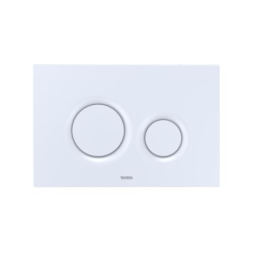 Placa TOTO YT930#WH de inodoros y bidés con doble descarga eficiente. 2