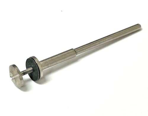 Screw Mandrel 3/32" Shank and Screw for Rotary Tools Accessory Holder Made in German 6PCS by JTS