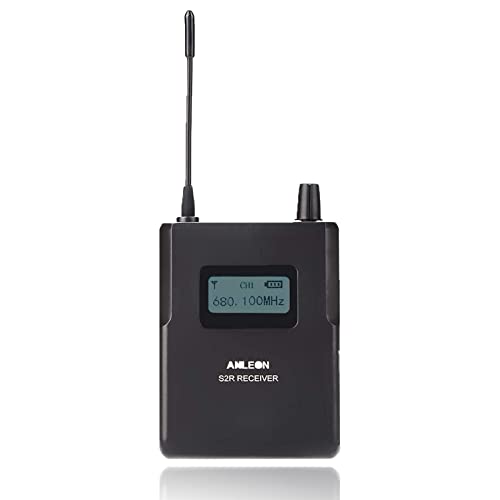 Yoidesu Stage Monitor Receiver 670-680MHz in-Ear Digital Wireless Stage Audio Monitor System Stage Monitor Professional Receiver with LCD displays