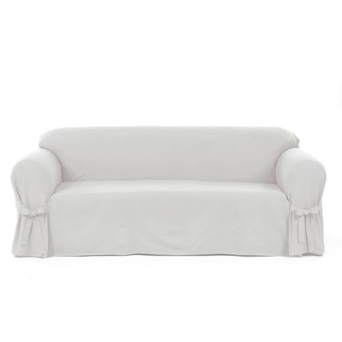Cotton Duck One-Piece Slipcover 100% Cotton...