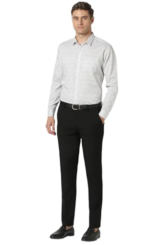 Image of Van Heusen Casual Printed Shirt for Men| Premium Cotton| Full Sleeves| Slim Fit |Breathable Fabric