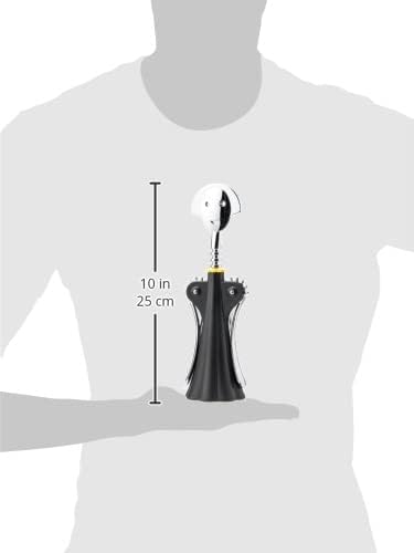 Anna G. Black Zinc Alloy and Resin Corkscrew