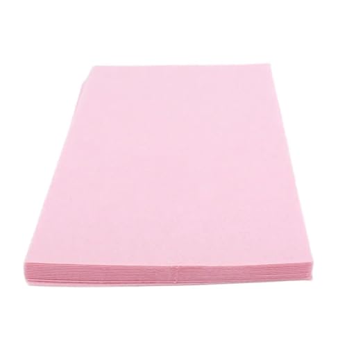 Feutre non tissé rose en tissu polyester uni facile à coudre