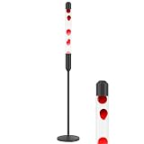 Kyzfy 59-Inch Liquid Motion Lamp, Magma Lamp, Mood Relaxation Light, Suitable for Home Decoration, Living Room, Office, Bedroom, Cafe, Red Wax