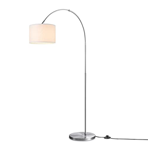Home Sweet Home Moderner Bogen-Stehlampe Duke | 98/30/180cm | Gebürstetes...