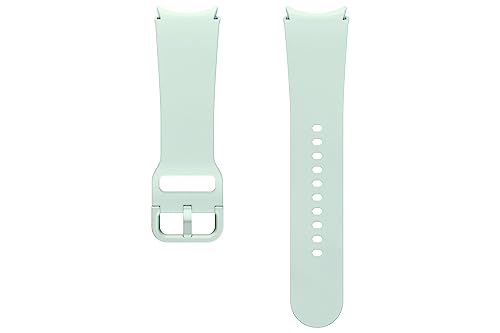 Image of SAMSUNG Galaxy Watch 6, 5, 4 Series Sport Band with T-Buckle Closure for Active Men and Women, FKM Smartwatch Replacement Strap, One Click Attachment, Medium /Large, ET-SFR94LMEGUJ, Mint