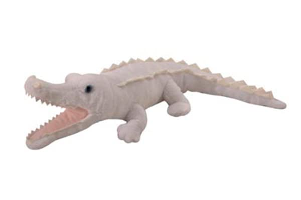 The Petting Zoo White Alligator Blue Eyes Stuffed Animal Plushie Gifts for Kids Wild Onez Zoo Animals Alligator
