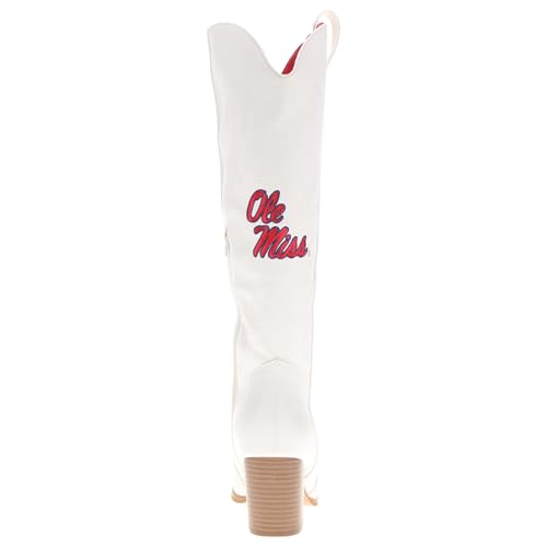 Vaccari Women's Blair Premium PU Leather NCAA Athletics Tall Top Cowboy Boots4