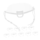 Homoyoyo 10 Stück Teiliges Transparentes Nasenschutz aus Langlebigem PE Wiederverwendbarer...