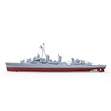 MRY-SFW 1/144 Italie Fante-Class Destroyer, Geniere (D 555), 1972 Kit de modèle de coque complète