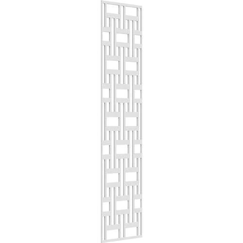 Image of 17 3 /8 inchW x 71 3 /8 inchH x 3 /8 inchT Denton Decorative Fretwork Wall Panels in Architectural Grade PVC