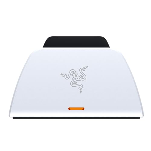 Razer Schnellladestation - Schnellladestation für PS5 Wireless-Controller (Schnellladung , Gebogenes Schalen-Design Einhändige Bedienung… – Ansicht 8