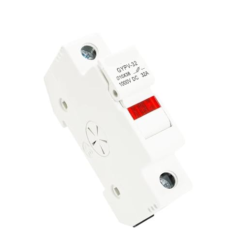 Socle porte-fusible 10x38mm 1 pièce boîtier seul LED pour fusible 2A à 30A