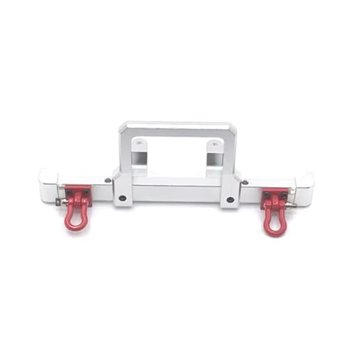Pare-chocs RC MN D90 en métal argenté premium pour protection de Defender 1/12