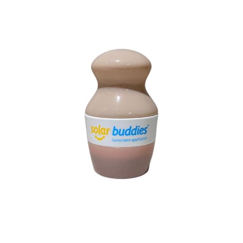 Solar Buddies Sunscreen Applicator, Nude, Refillable Roll on Sponge Sunscreen