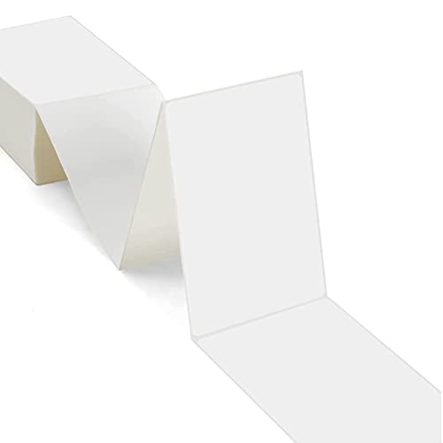 4x6 Fanfold Direct Thermal Labels - White Shipping Labels, Perforated, Mailing Postage Paper for Zebra, Rollo, MUNBYN, iDRPT Printers, Strong Adhesive - 4 Stacks, 4000 Labels by MPRT - Used condition - Image 6
