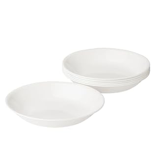 Corelle 1117151 20oz Small Meal Winter Frost White 20-Ounce Bowl Set, Glass, 591 milliliters