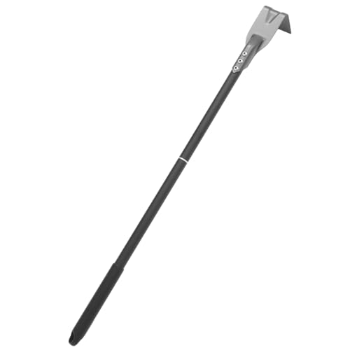 TOPPERFUN Charcoal Grill Ash Rake Tool with Detachable Handle Heavy Duty Ash Cleaning Spatula for BBQ Pizza Oven and Fireplaces Remover