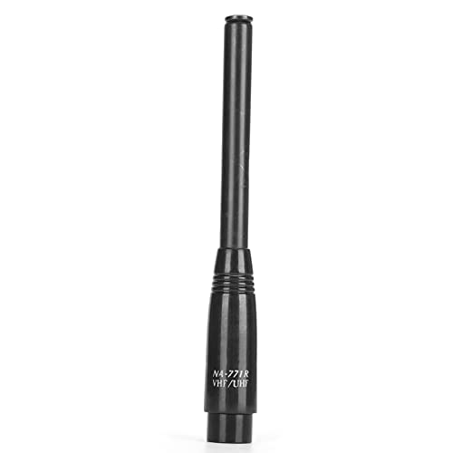 Na771r Telescopic SMA-Male 144/430MHz Dual Band Antenna for Wouxun TYT TH-UVF9 TH-UV8000D Talkie, Retractable VHF/UHF Ham Radio Antenna with Stable Signal, Metal 15W 50Ohm