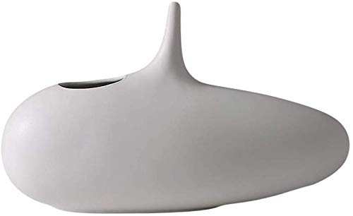 Vase en céramique de grande taille pour composition de fleurs séchées de salon