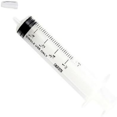 25/Bx Plastic Steril Syringes 30-35cc/ml Luer SlipTip (No Needle) Medical/Dental Syringes Packed Individually, Latex Free