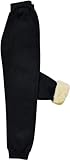 AMEBELLE Boys Girls' Winter Warm Jogger Pant Fleece Lined Elastic Waist Sweatpants(0339-Black01X1-7/8Y)
