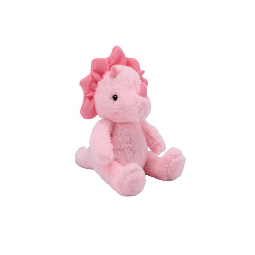 Image of VANLINNY NEW Valentines Day Gifts for Kids, Pink Dinosaur Stuffed Animals for Girls, Dinosaur Toys for Kids 3-5, Soft Plush for Baby and Toddlers, Birthday Gifts for 4-6 6-8