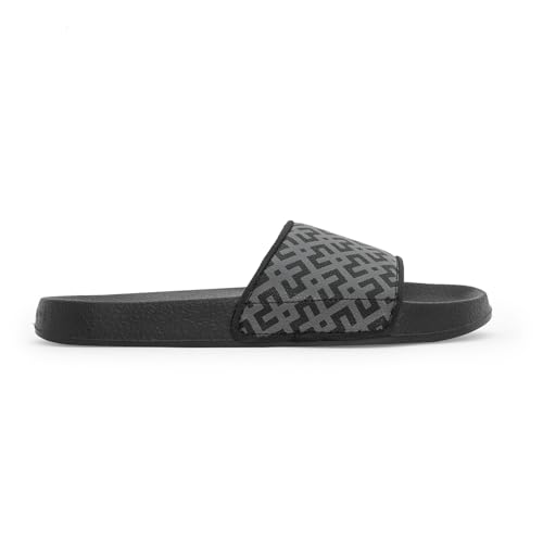 Image of Red Tape Womens Sliders in Slate Blue | Casual Pool Sliders | SLATE BLUE | 3 UK