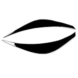 HDTCNEU Car Front Headlight Eyelids Eyebrows for Hyundai Veloster 2011-2017, ABS Eye Lid Cover Protection Lamp Trim Decoration Sticker Accessories