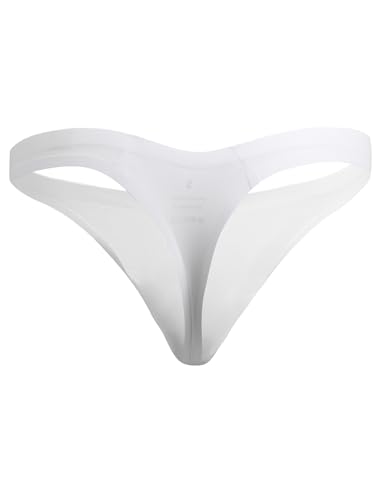 Men's Thong Underwear Sexy G String T Back Thong Ice Silk Bikini Bulge Pouch Male Lingerie For Guys S-XL4