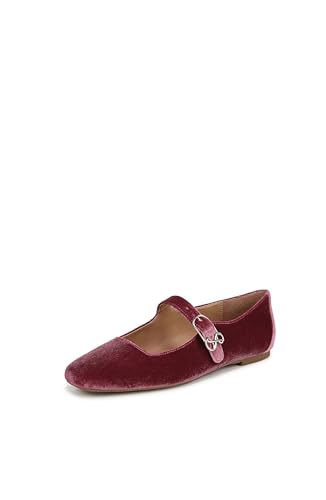 Sam & Libby J1987F1001 Sam And Libby Women'S Fredi Mary Jane Flat Black Cherry 7 Medium cover