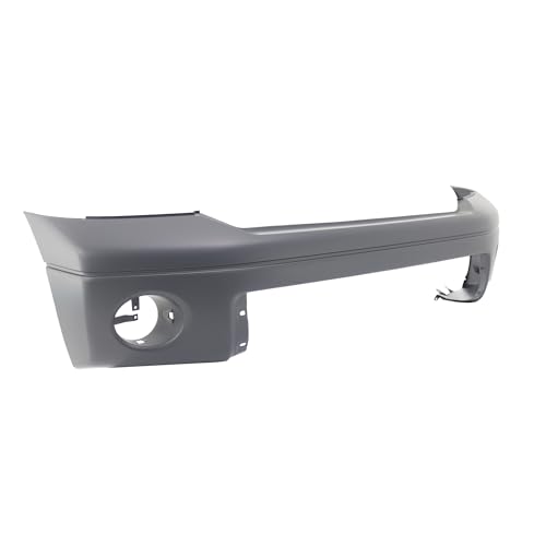 Image of FitParts Compatible with Toyota Tundra 2007-2013 Front Bumper Cover | Primed, With Fog Light Holes, Ready to Paint, OEM 521190C944, TO1000332