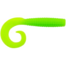 BAITFUEL Saltwater GO2 Grub | Premium Soft-Plastic Grub for Saltwater Species | Action-Packed Tail + Scent Technology | Limetreuse, 6-Inch