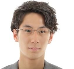 「エアロジ」オーダーふちなし眼鏡セット