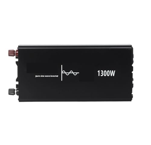 Inversor de corriente de 1300W y 60V con onda pura para conectar electrodomésticos