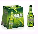 Cruzcampo Shandy al Limone, Birra Analcolica al Limone, 6 Bottiglie da 25 cl, Confezione da 3 Pack